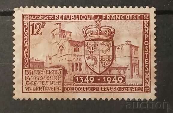 Франция 1949 Сгради Клеймо