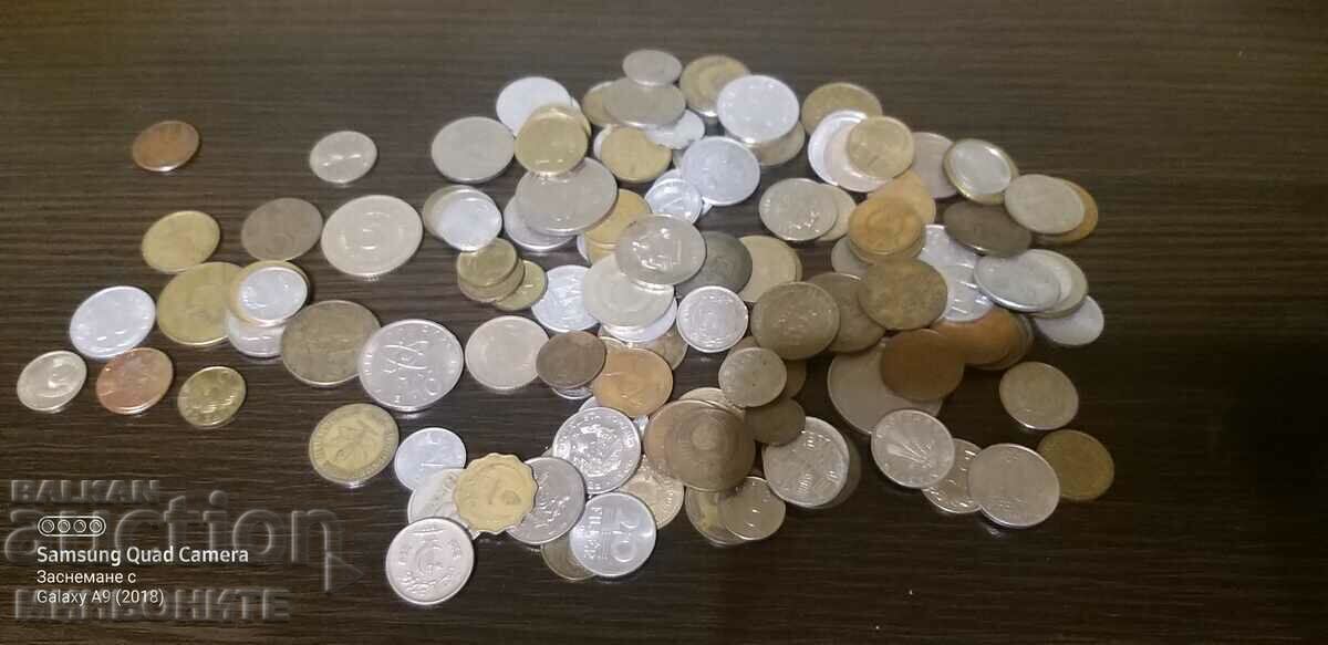 Auction Lot of 120 foreign coins Auction Lot of 120 foreign coins