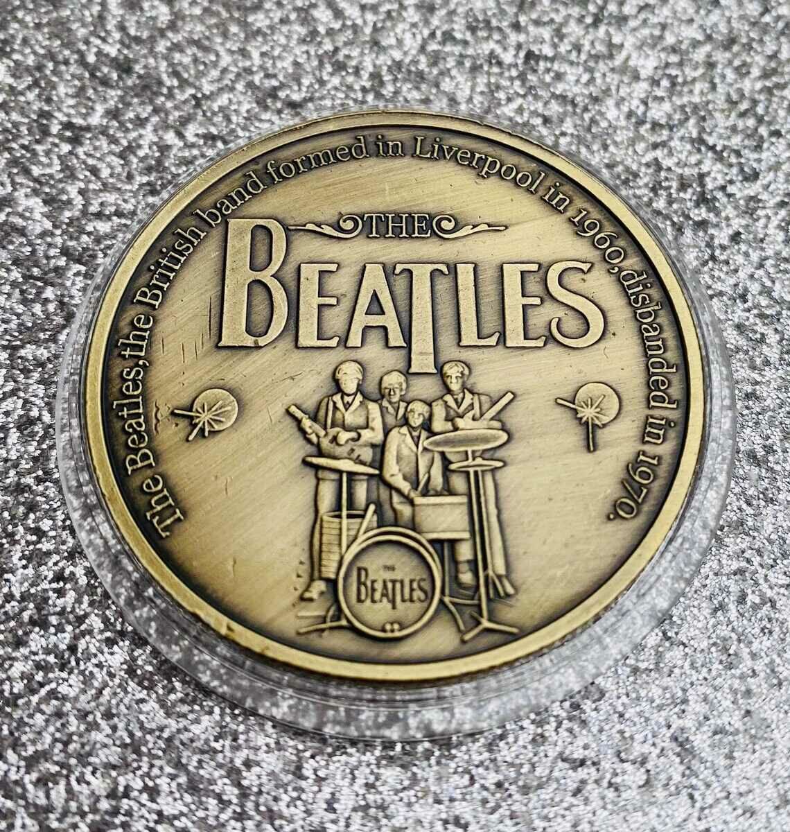 Δημοπρασία Κέρμα Beatles, The Beatles σε προστατευτική κάψουλα Δημοπρασία Κέρμα Beatles, The Beatles σε προστατευτική κάψουλα