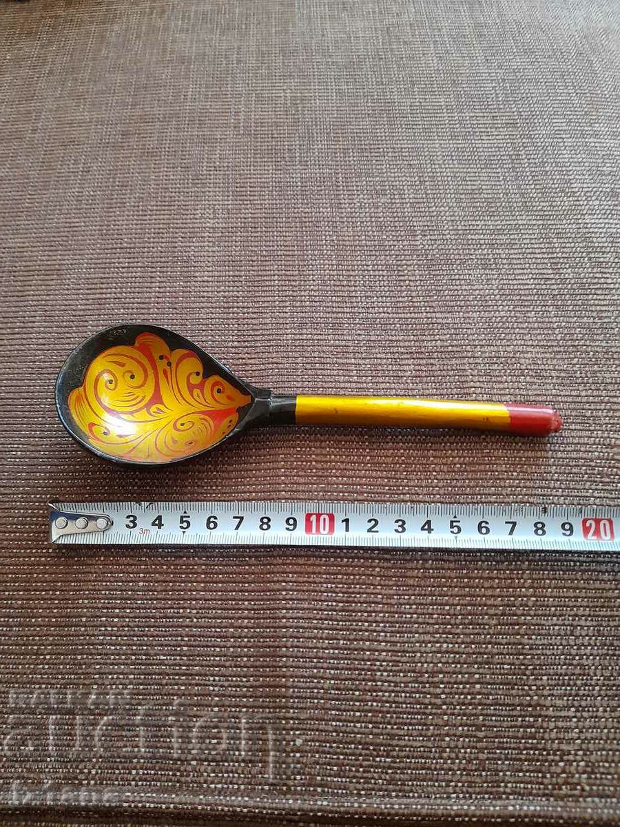 Delivery of Old Russian wooden spoon Delivery of Old Russian wooden spoon