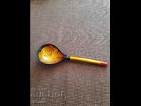 Old Russian wooden spoon