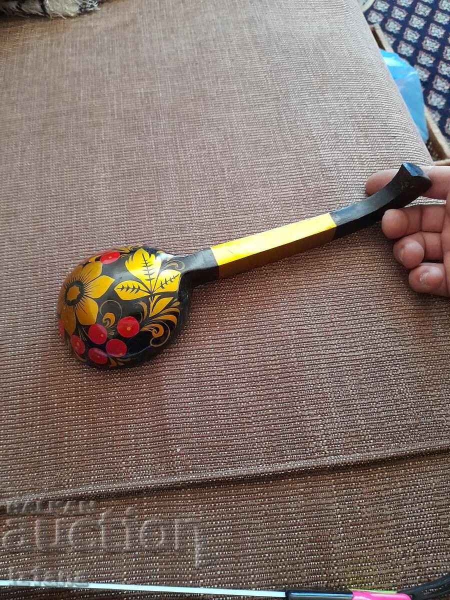 Delivery of Old Russian wooden spoon