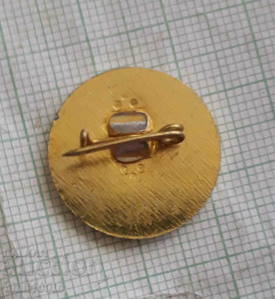 Badge - 40 years Student Physical Culture Society Academic Sofia - 5 Badge - 40 years Student Physical Culture Society Academic Sofia - 5