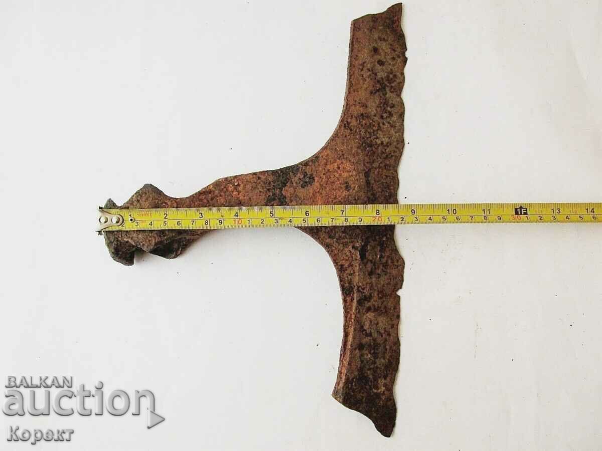 Very old Military Iron Battleaxe