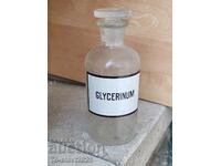 Old Glass Apothecary Bottle-