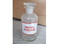 Sticla veche de sticla de farmacie-