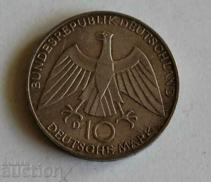 .1972 10 MARKS OLYMPIC GERMAN SILVER COIN