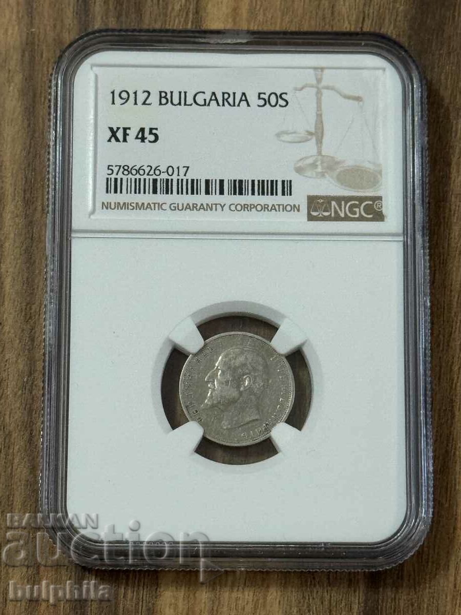 50 Cents 1912 NGC XF 45