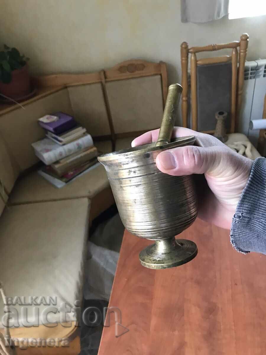 Auction MORTAR MORTAR HAMMER SOLID BRONZE 90-YEAR-1200 GR. Auction MORTAR MORTAR HAMMER SOLID BRONZE 90-YEAR-1200 GR.