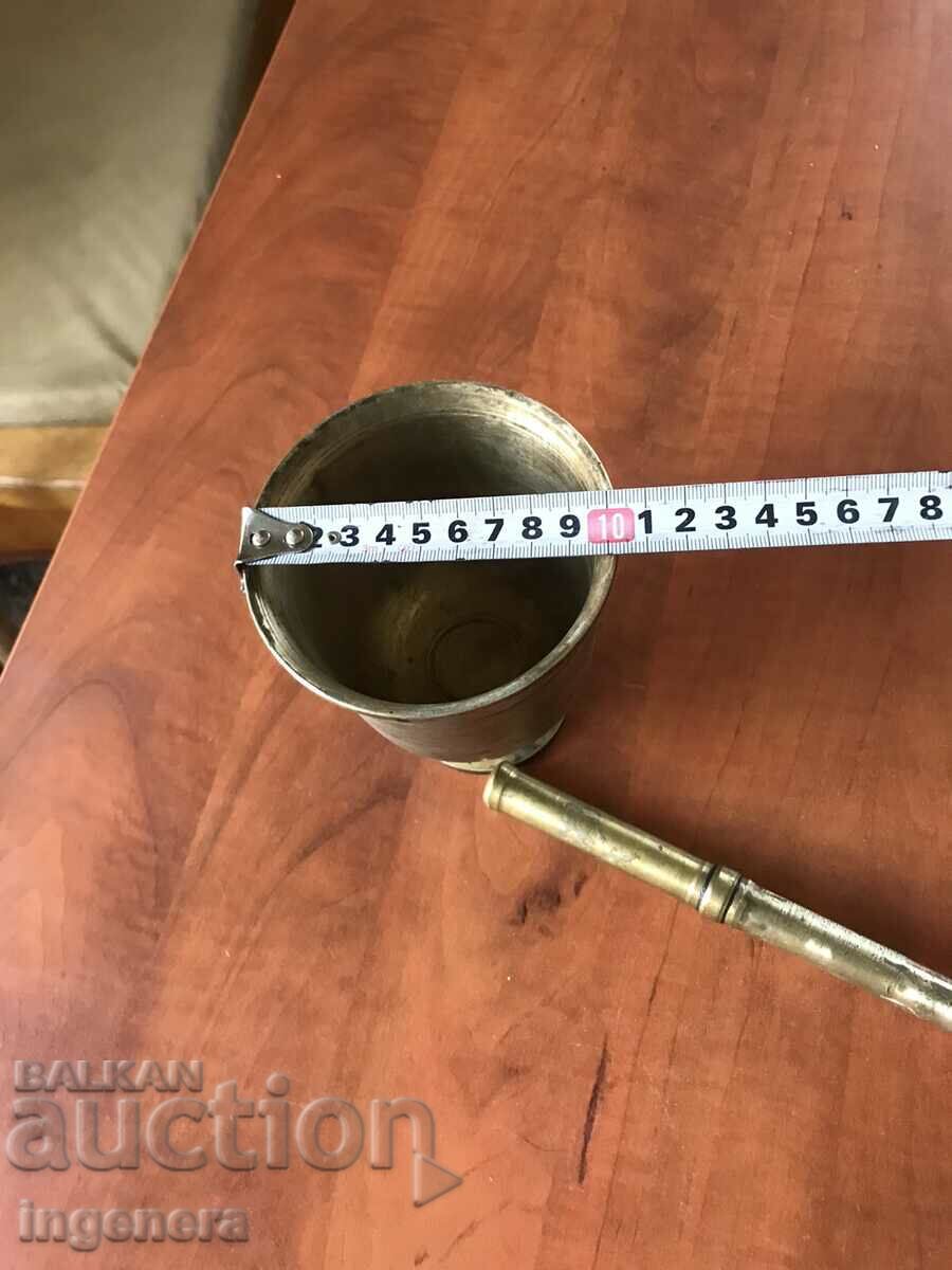 MORTAR MORTAR HAMMER SOLID BRONZE 90-YEAR-1200 GR. - 5 MORTAR MORTAR HAMMER SOLID BRONZE 90-YEAR-1200 GR. - 5