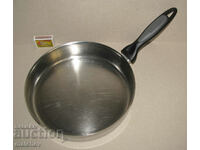 Frying pan stainless steel 25/5.5 cm plastic. handle, preserved