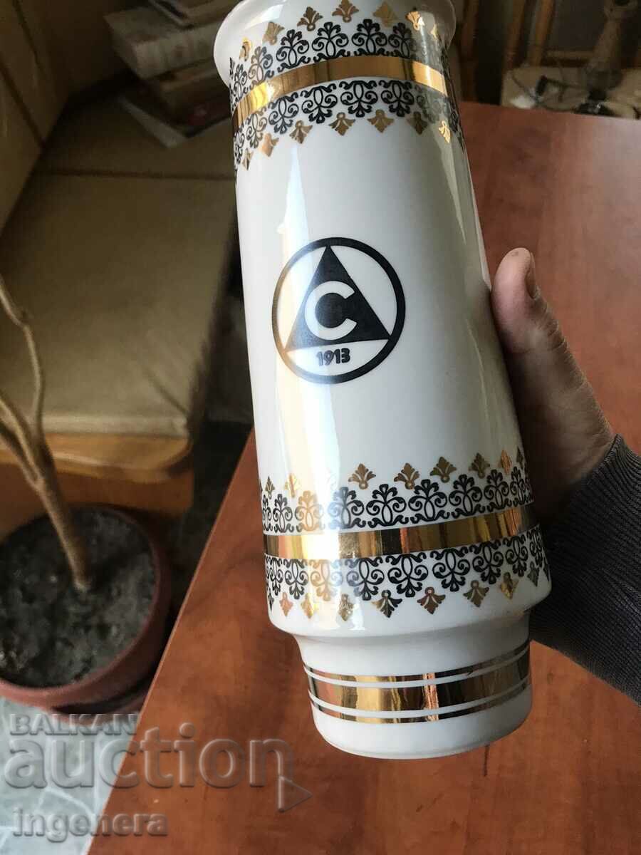 Delivery of PORCELAIN VASE GILT SLAVIA 1913 COLLECTOR'S-FIRST Q-VO