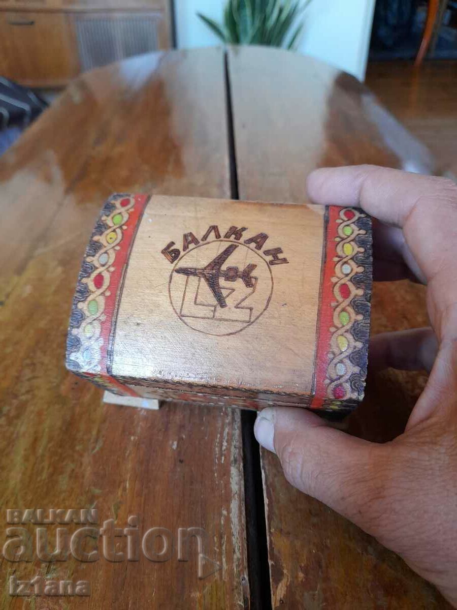 Old wooden jewelry box BGA Balkan with price 22.00 BGN | € 11.25 Old wooden jewelry box BGA Balkan with price 22.00 BGN | € 11.25
