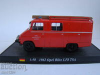 BZC 1:50 OPEL BLITZ 1962 FIRE MODEL TRUCK TOY