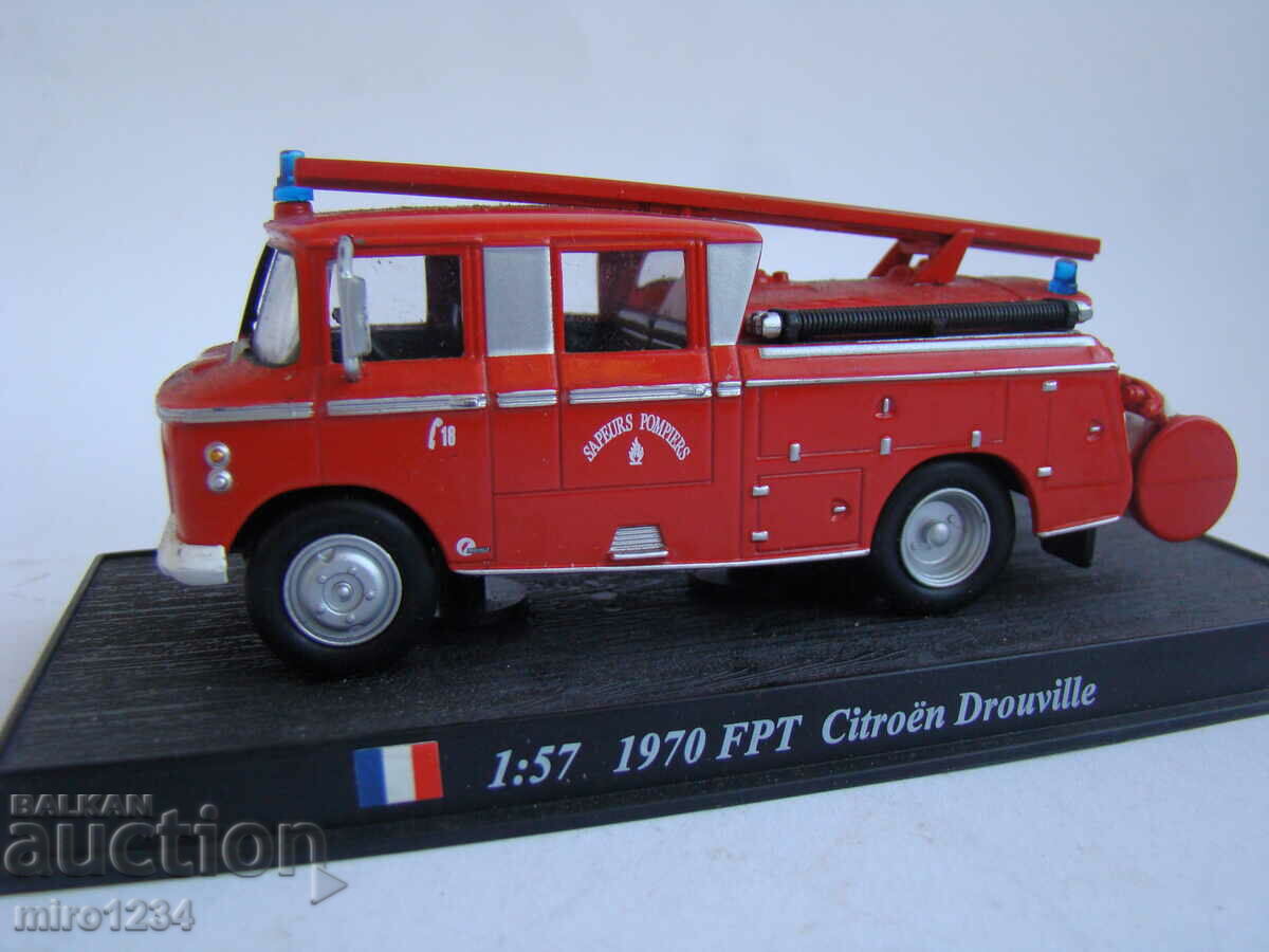 BZC 1:57 CITROEN 1970 ΠΥΡΟΣΒΕΣΤΙΚΟ ΜΟΝΤΕΛΟ ΠΑΙΧΝΙΔΙ