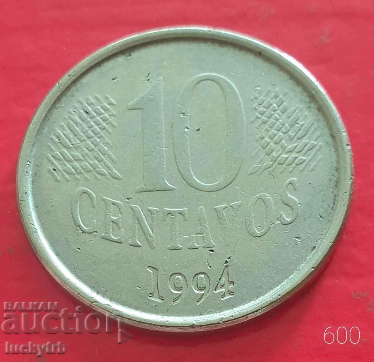 10 centavos 1994 - Βραζιλία 10 centavos 1994 - Βραζιλία