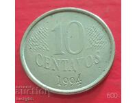 10 centavos 1994 - Brazilia