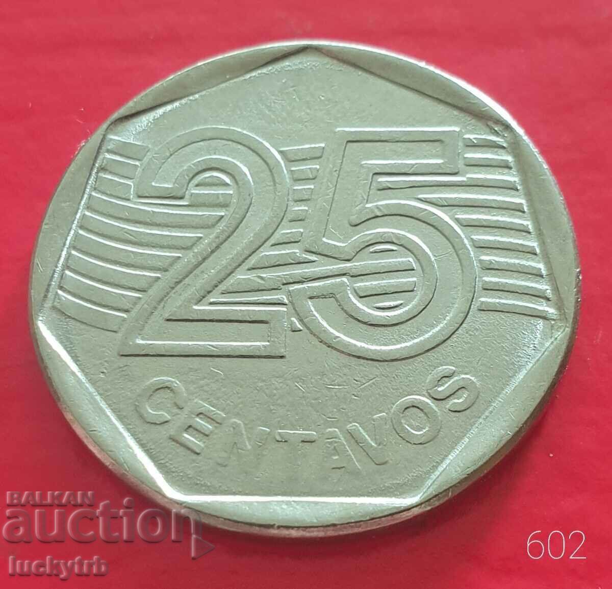 25 centavos 1994 - Brazil 25 centavos 1994 - Brazil