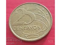 25 centavos 2010 - Brazil