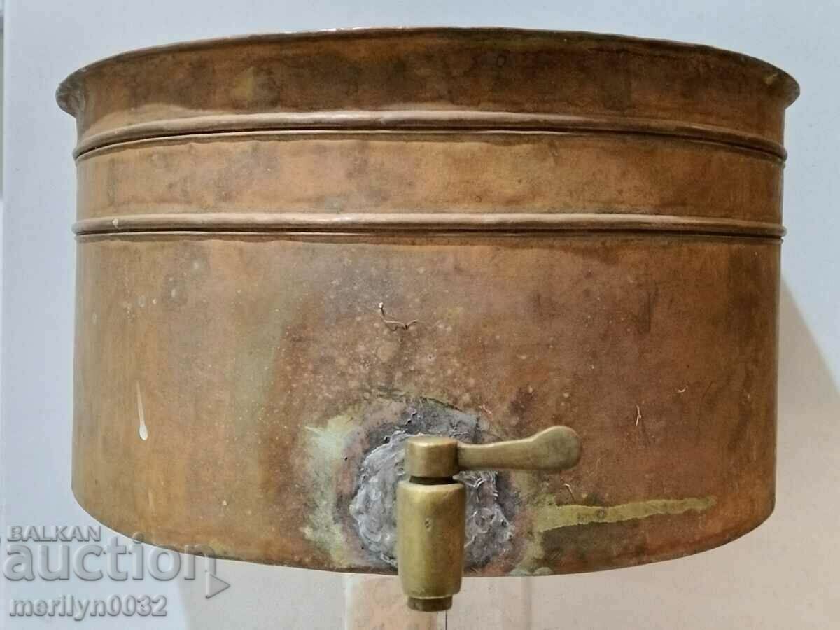 Washbasin tinned copper country sink water tank - 7 Washbasin tinned copper country sink water tank - 7