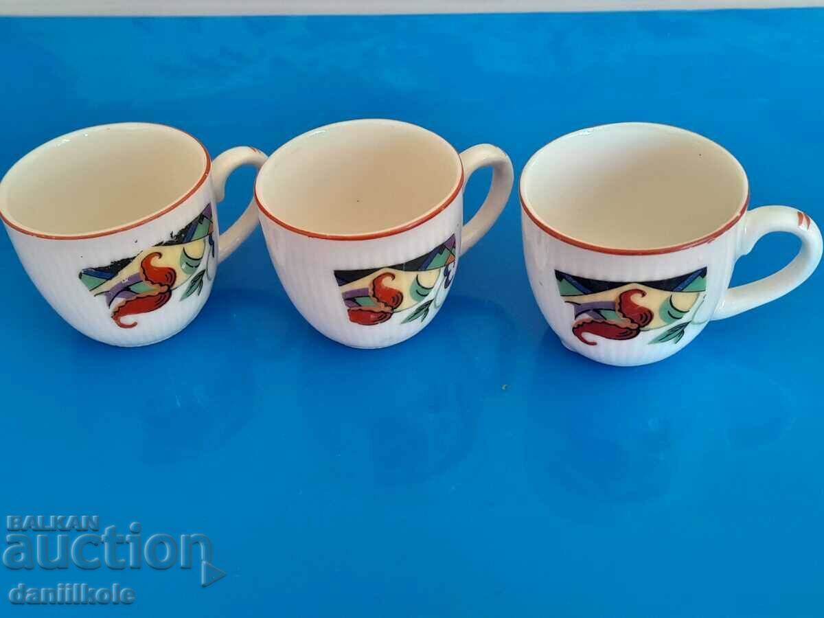 *$*Y*$* SET OF OLD SMALL CUPS BULGARIA PORCELAIN SUPER*$*Y*$* - 6 *$*Y*$* SET OF OLD SMALL CUPS BULGARIA PORCELAIN SUPER*$*Y*$* - 6
