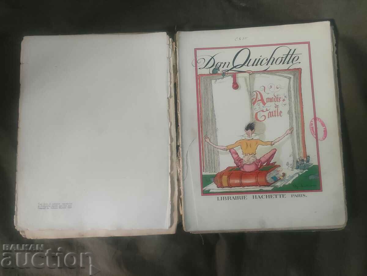Don Quixote "Miguel de Cervantes. Hachette 1929 - 5 Don Quixote "Miguel de Cervantes. Hachette 1929 - 5