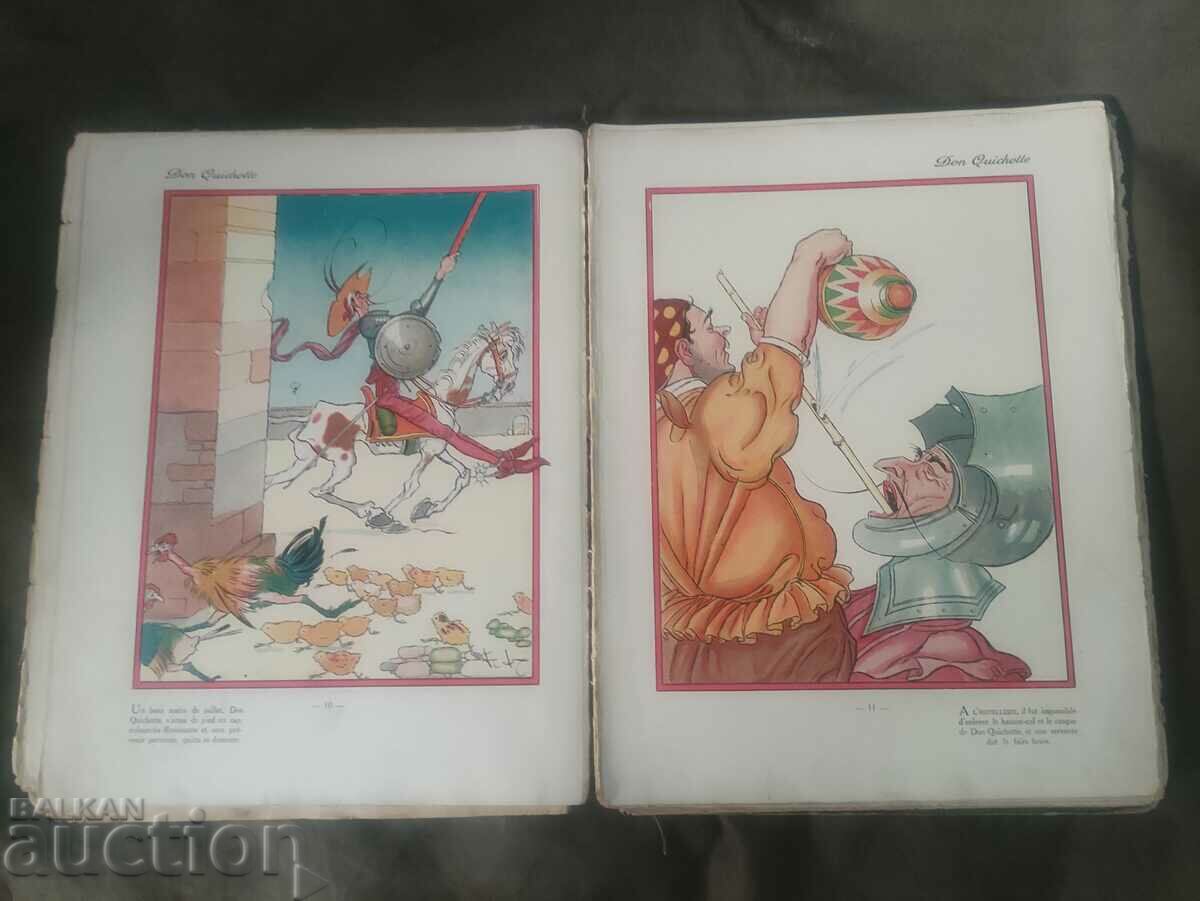 Don Quixote "Miguel de Cervantes. Hachette 1929 - 6 Don Quixote "Miguel de Cervantes. Hachette 1929 - 6