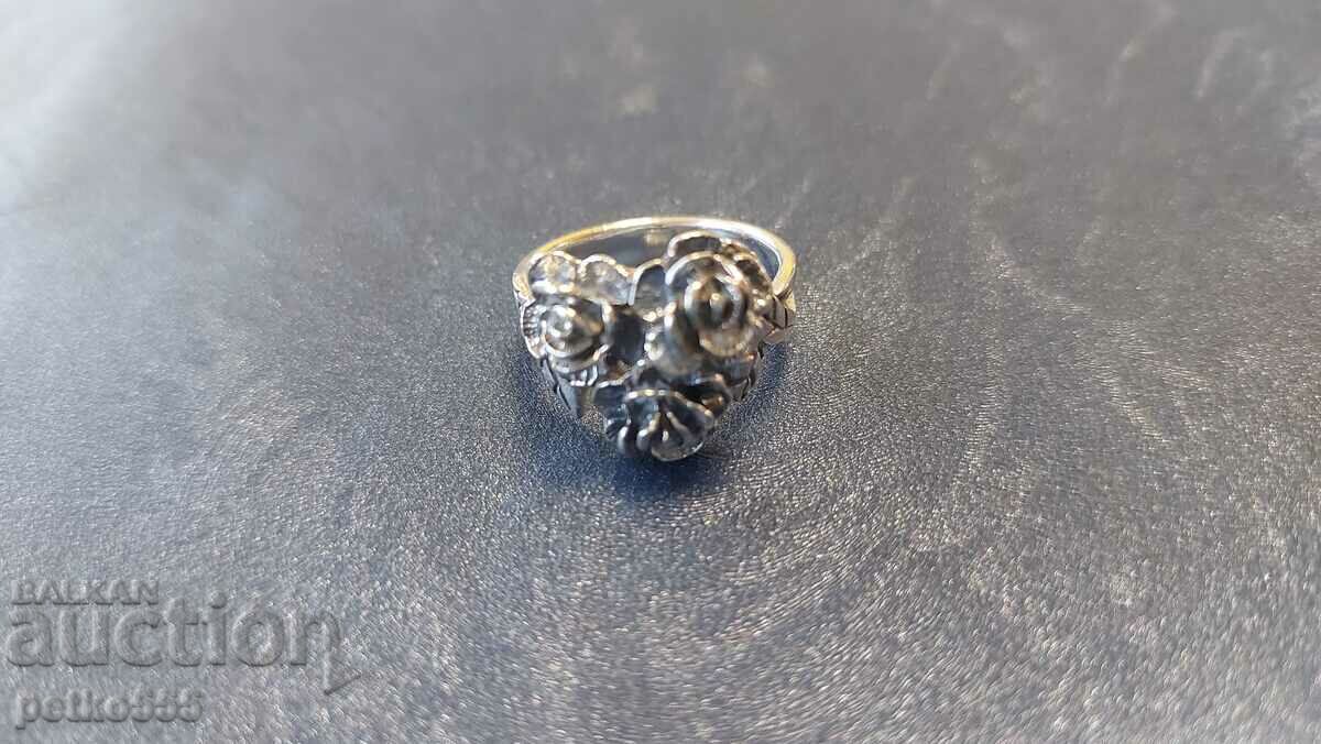 SILVER WOMEN'S RING