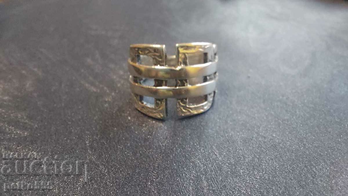 SILVER WOMEN'S RING