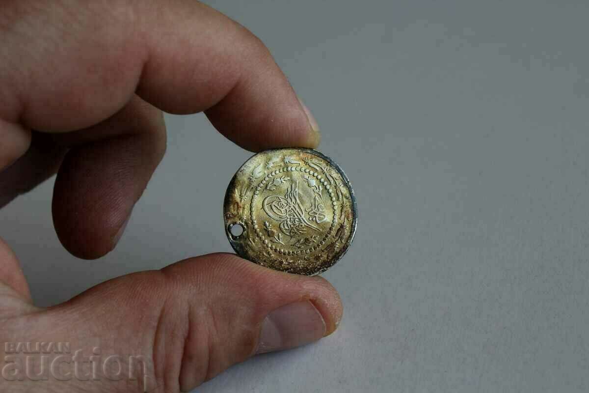 1 1/2 KURUSHA SILVER COIN 1223/29 1808/1837 MAHMOUD TURKEY - 6 1 1/2 KURUSHA SILVER COIN 1223/29 1808/1837 MAHMOUD TURKEY - 6