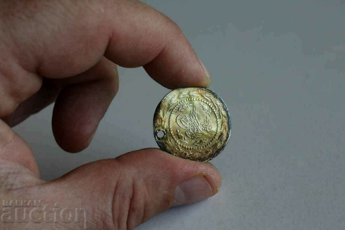 1 1/2 KURUSHA SILVER COIN 1223/29 1808/1837 MAHMOUD TURKEY - 7 1 1/2 KURUSHA SILVER COIN 1223/29 1808/1837 MAHMOUD TURKEY - 7