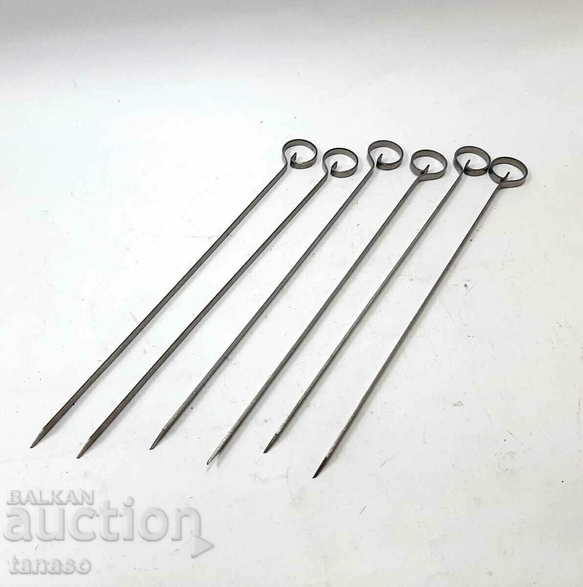 Flat skewers 30 cm, set of 6 pcs. (7.3)