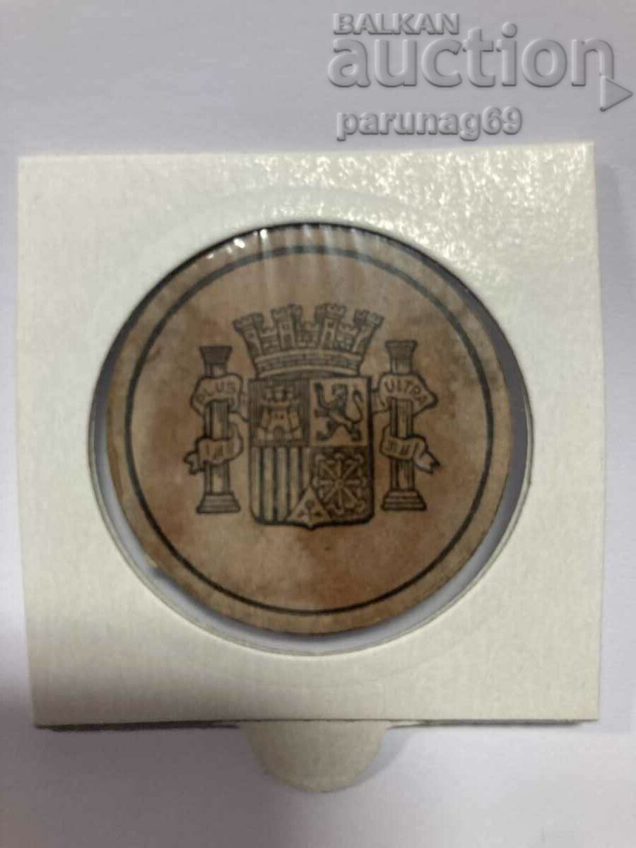 Spain 45 centimos 1932 - 1938 year with price 16.00 BGN | € 8.18