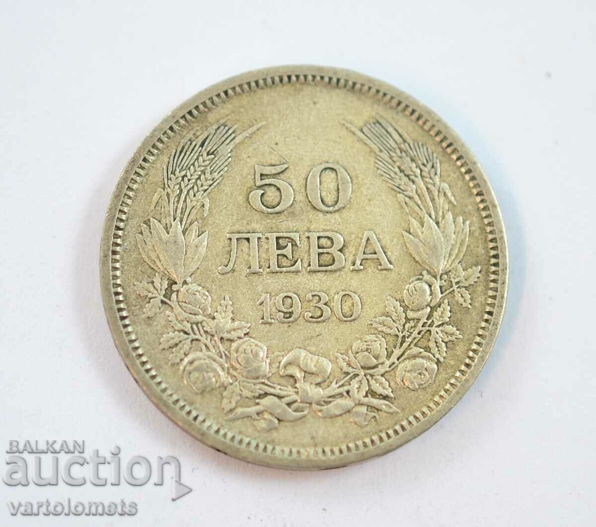 50 Leva 1930 - Bulgaria › Țarul Boris III