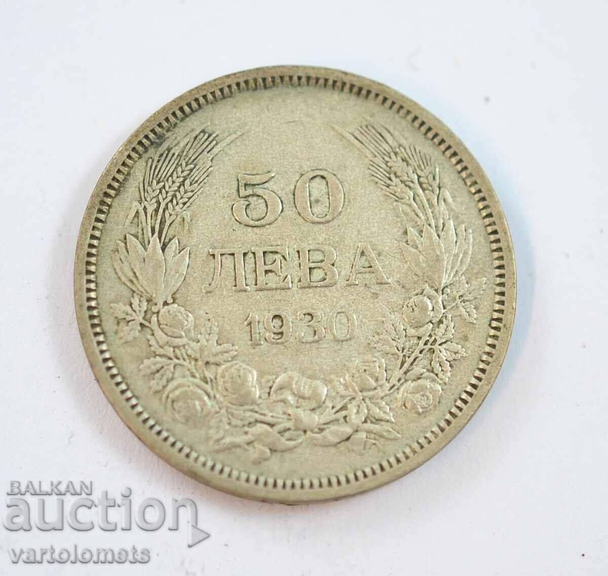 50 Leva 1930 - Bulgaria › Țarul Boris III