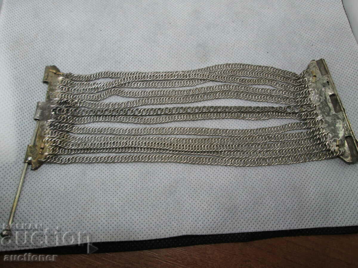 BRATARA RENASTEREA DIN ARGINT CU PLACI DE AUR, BIJUTERII - 6