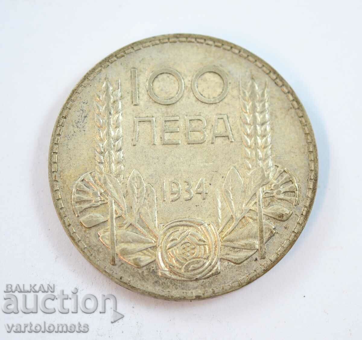 100 Leva 1934 - Bulgaria › Tsar Boris III