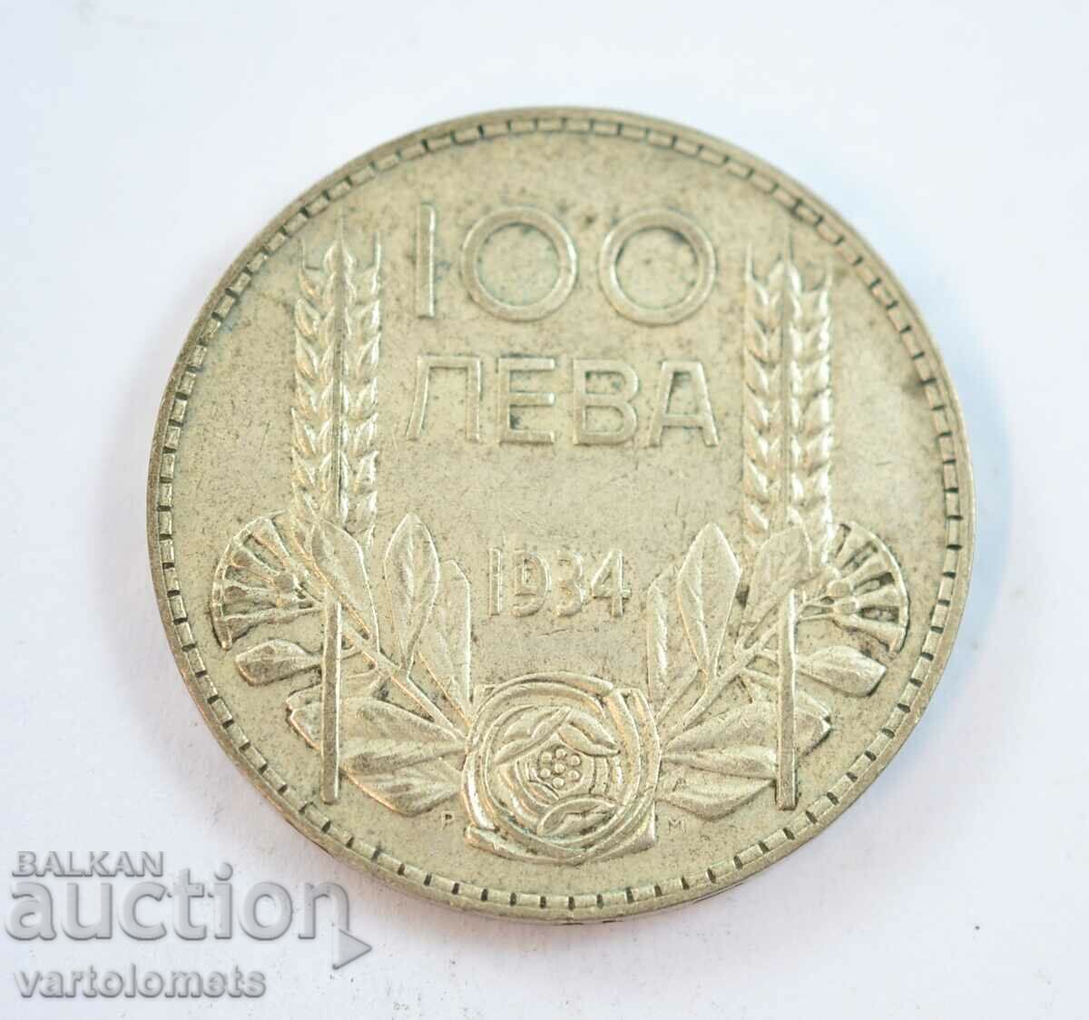 100 Leva 1934 - Bulgaria › Tsar Boris III