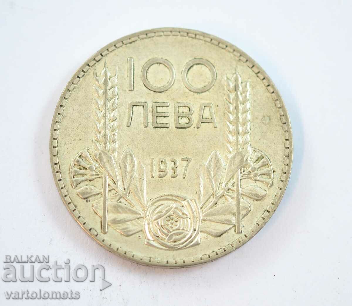 100 Leva 1937 - Bulgaria › Tsar Boris III