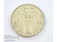 100 Leva 1937 - Bulgaria › Tsar Boris III