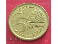 5 cents 2013 - Singapore