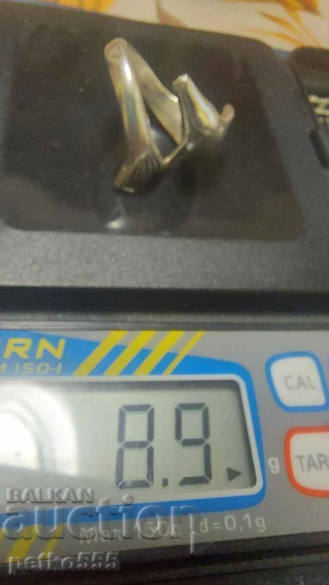 Δημοπρασία Ασημένιο γυναικείο δαχτυλίδι