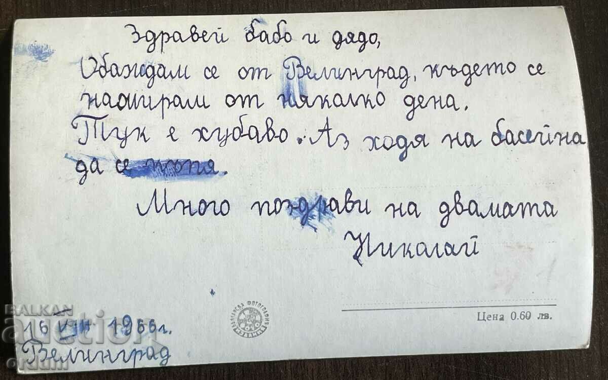 4603 Bulgaria Velingrad Chepino Square 1956 with price 15.00 BGN | € 7.67