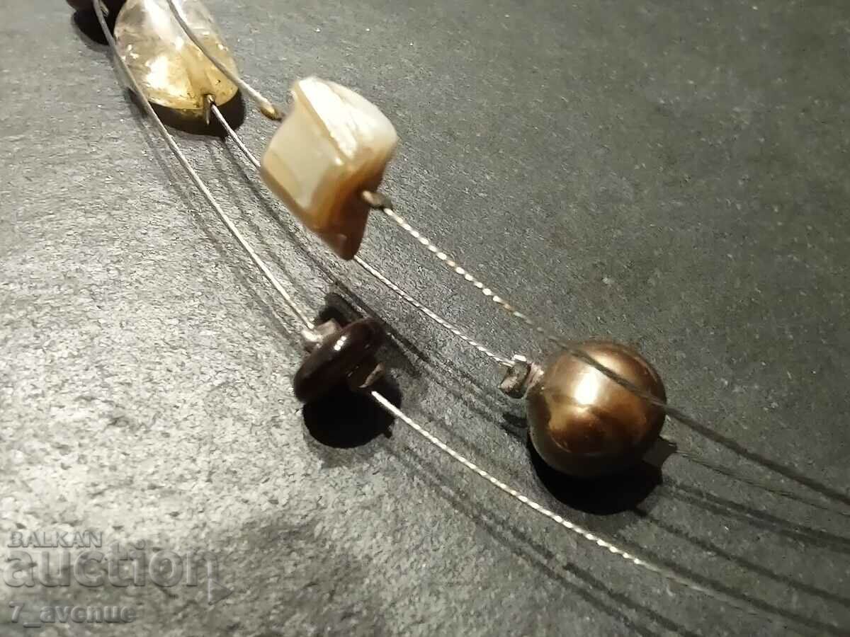 NECKLACE pearls, citrine and others, super effect, 19.11.24 - 6 NECKLACE pearls, citrine and others, super effect, 19.11.24 - 6