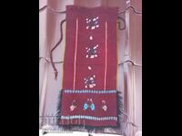 OLD APRON WITH BEADS WEAR