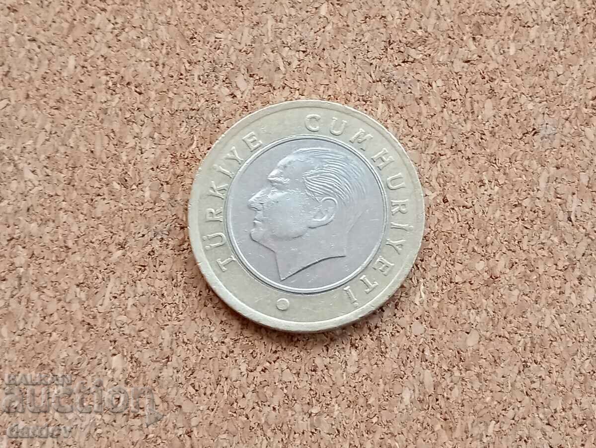 Τουρκία, 1 λίρα 2016 με τιμή 0.30 BGN | € 0.15 Τουρκία, 1 λίρα 2016 με τιμή 0.30 BGN | € 0.15