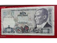 Banknote-Turkey-1000 Lira 1970