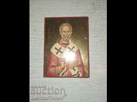 Beautiful icon of St. Nicholas Greece perfect condition