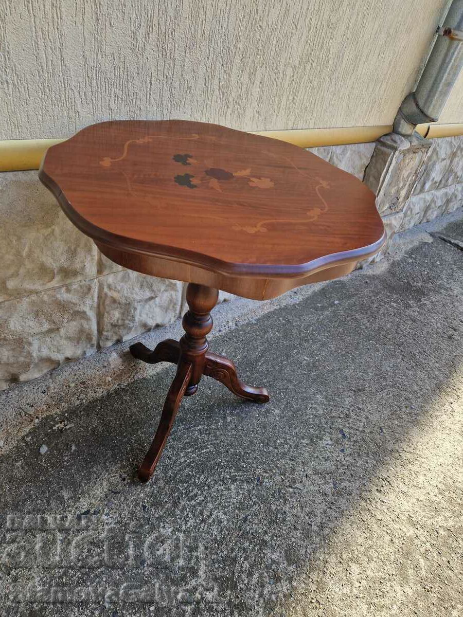 Lovely antique solid marquetry buffet - 6 Lovely antique solid marquetry buffet - 6