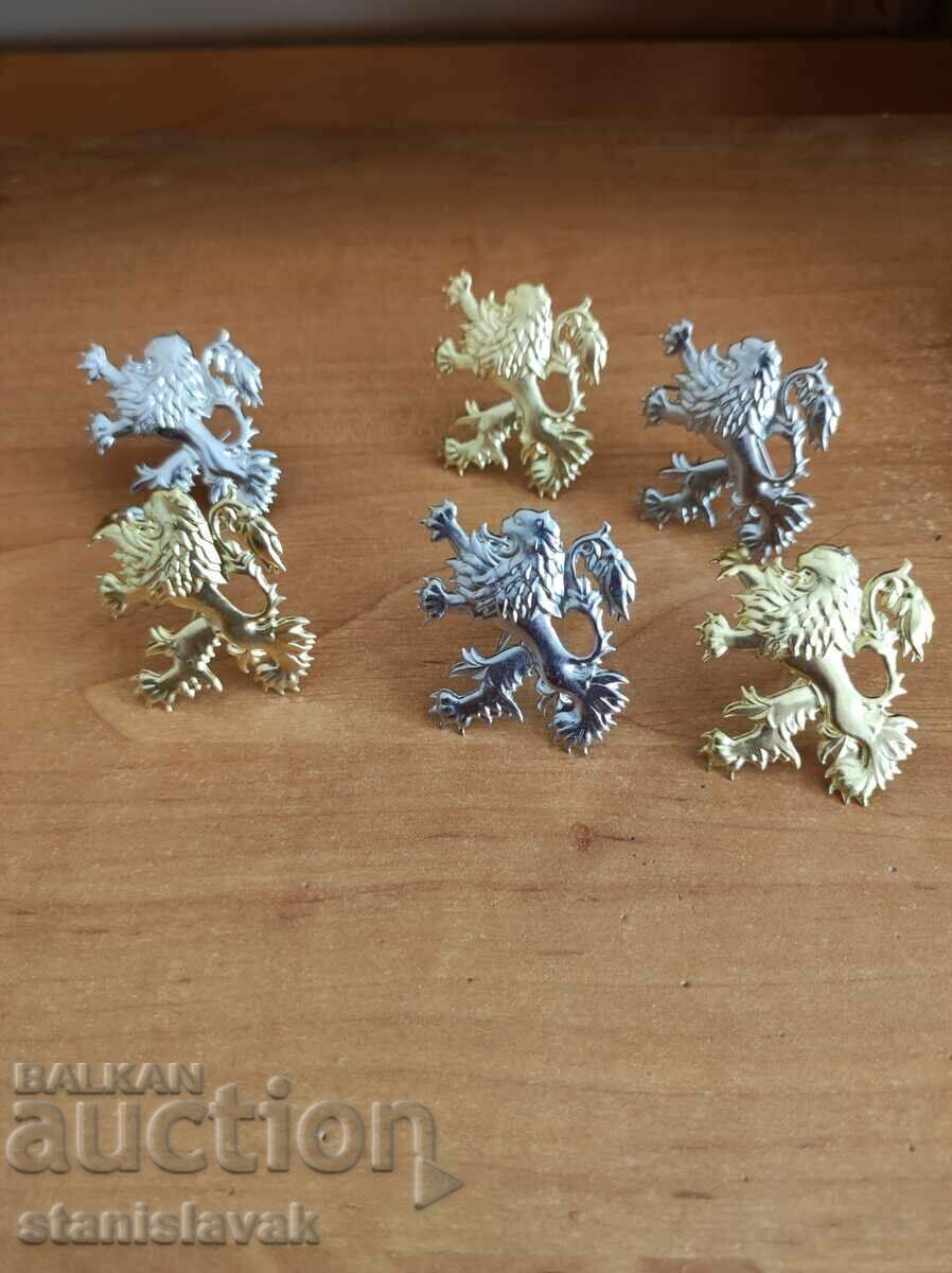 Lion cockades gold and silver with price 8.00 BGN | € 4.09 Lion cockades gold and silver with price 8.00 BGN | € 4.09